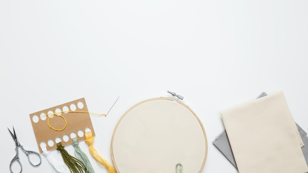 Kompozycja zestawów do haftu